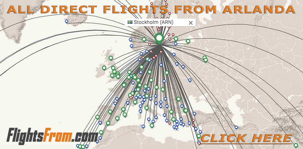 Flights from Stockholm - ARN